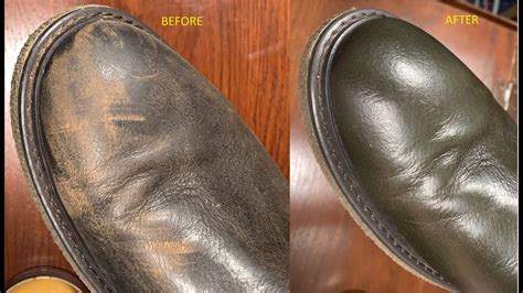 repair scuffs on leather shoes.